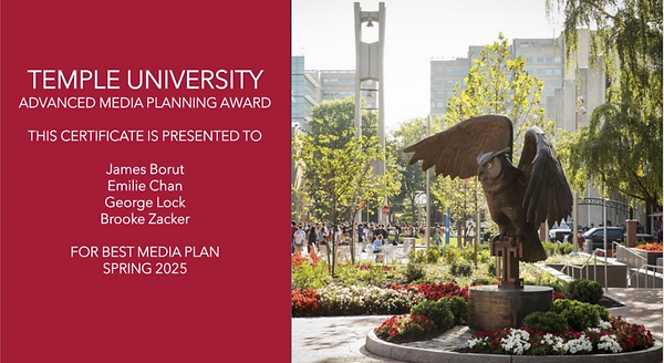 Best Media Plan Award